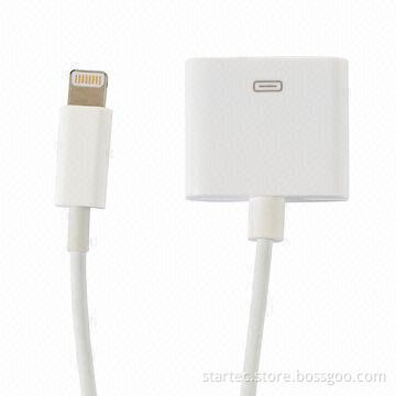 8-pin Lightning to 30-pin Adapter for iPad with Extension Cable